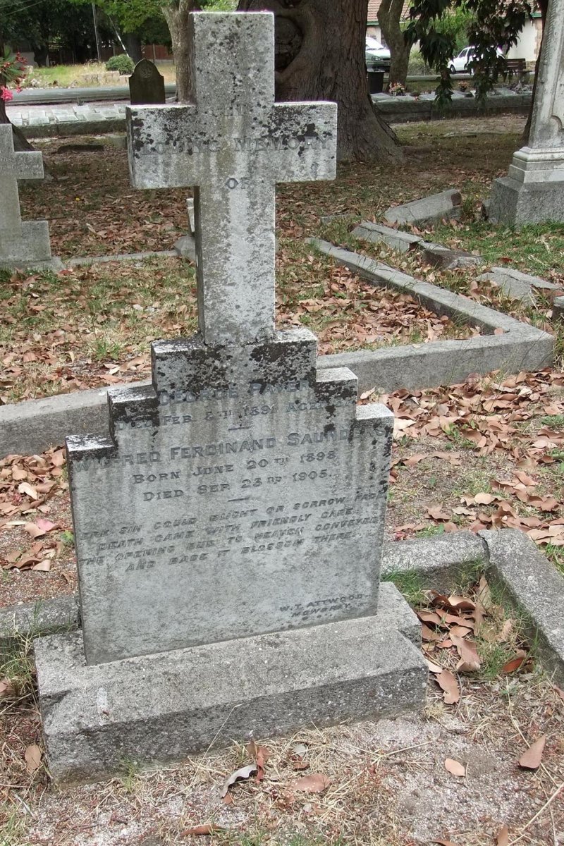 PAVER George -1891 :: SAUNDERS Wilfred Ferdinand 1898-1905