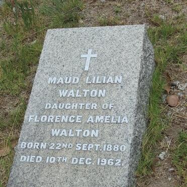 WALTON Maud Lilian 1880-1962