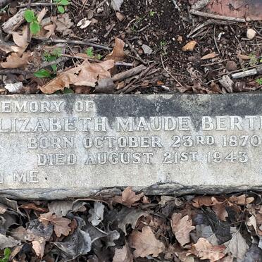 BERTRAM Elizabeth Maude 1870-1943