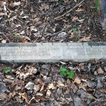 BERTRAM Robertson Fuller 1864-1942 &amp; Elizabeth Maude 1870-1943