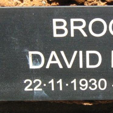 BROOKES David Homer 1930-2002