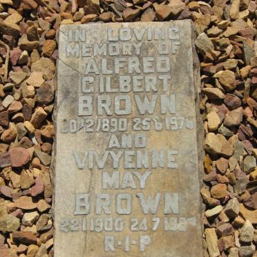 BROWN Alfred Gilbert 1890-1975 &amp; Vivyenne May 1900-198?