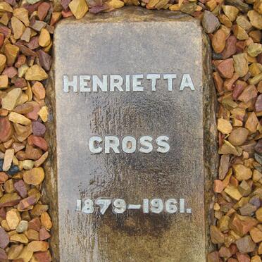 CROSS Henrietta 1879-1961