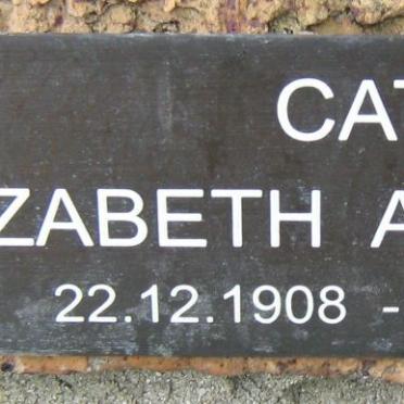 CATO Elizabeth Armstrong 1908-1996