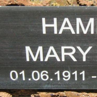 HAMBLIN Mary Alice 1911-2005