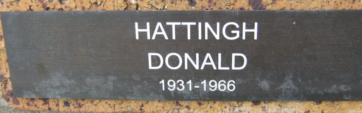 HATTINGH Donald 1931-1966