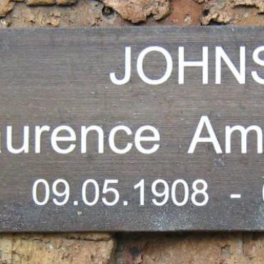 JOHNSON Laurence Amelie Mary 1908-2008