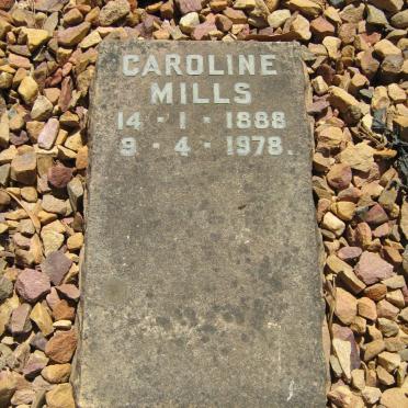 MILLS Caroline 1888-1978