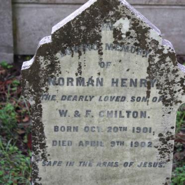 CHILTON Norman Henry 1901-1902