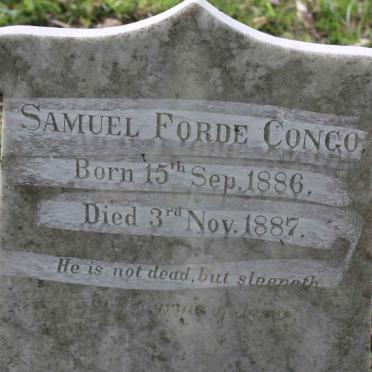 CONGO Samuel Forde 1886-1887