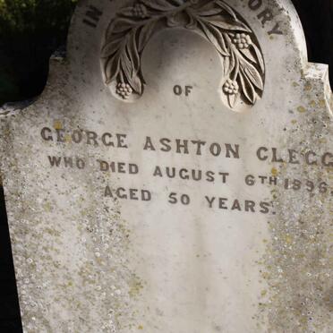 CLEGG George Ashton -1896