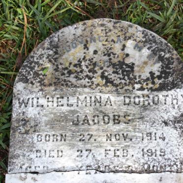 JACOBS Wilhelmina Dorothy 1914-1919
