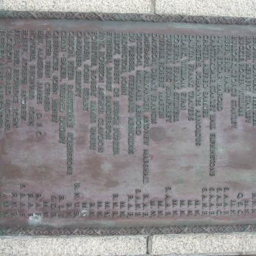 Western Cape, CAPE TOWN, City Bowl, Adderley street, World War II memorials