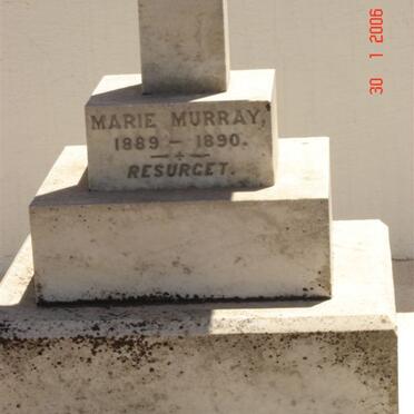MURRAY Marie 1889-1890