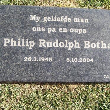 BOTHA Philip Rudolph 1945-2004