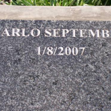 SEPTEMBER Carlo -2007