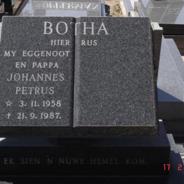 BOTHA Johannes Petrus 1958-1987