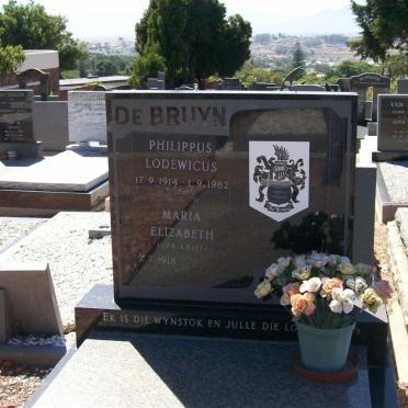 BRUYN Philippus Lodewicus 1914-1982 &amp; Maria Elizabeth KRIEL 1918-