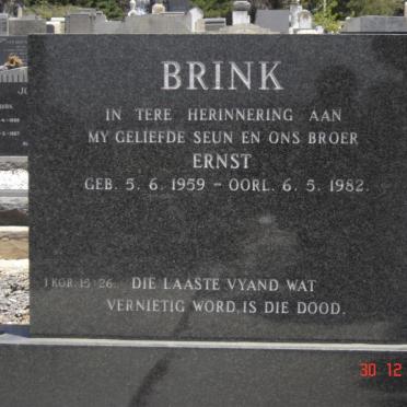 BRINK Ernst 1959-1982