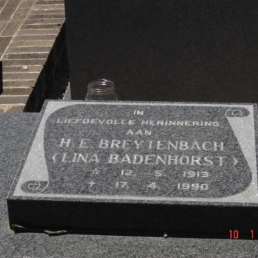 BREYTENBACH H.E. 1913-1990