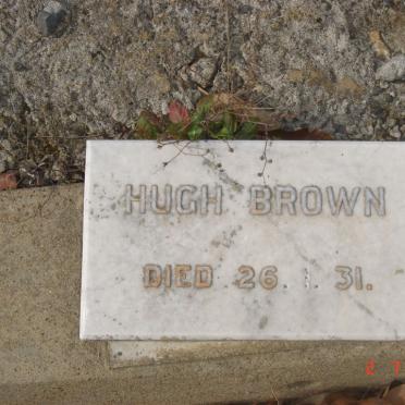BROWN Hugh -1931
