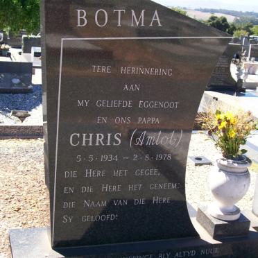 BOTMA Chris 1934-1978
