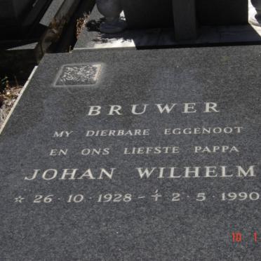 BRUWER Johan Wilhelm 1928-1990