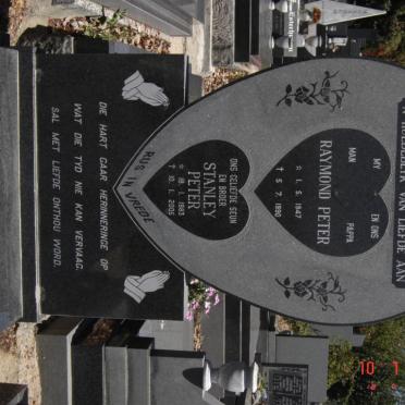 BLACK Raymond Peter 1947-1990 :: BLACK Stanley Peter 1983-2005