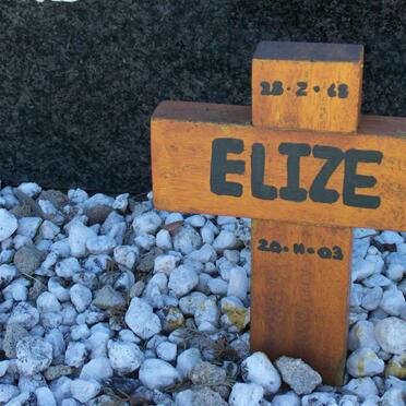 BURGER Elize 1968-2003