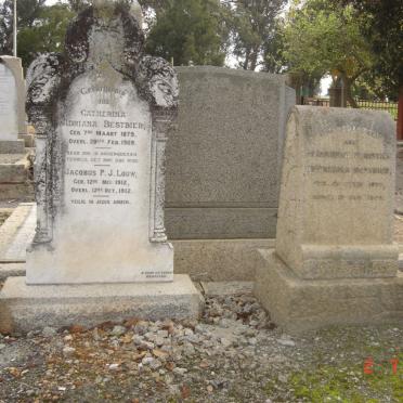 BESTBIER  Catherina Adriana 1879-1909 :: LOUW Jacobus P.J. 1912-1912