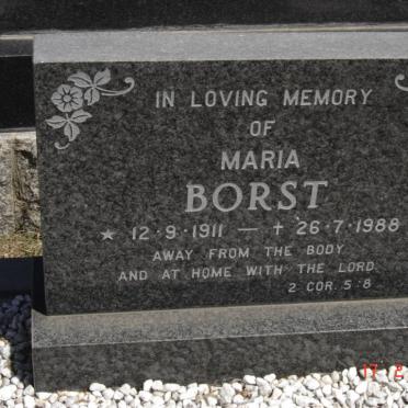 BORST Maria 1911-1988