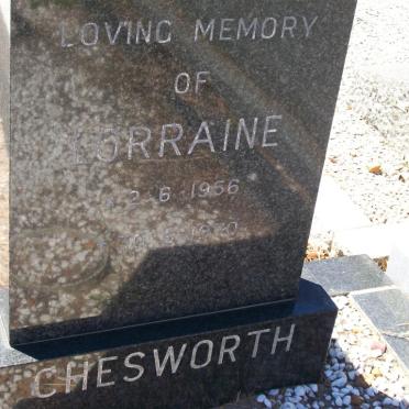 CHESWORTH Lorraine 1956-1970