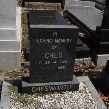 CHESWORTH Ches 1929-1986