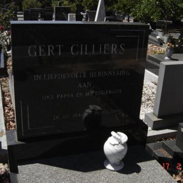 CILLIERS Gert 1940-1986