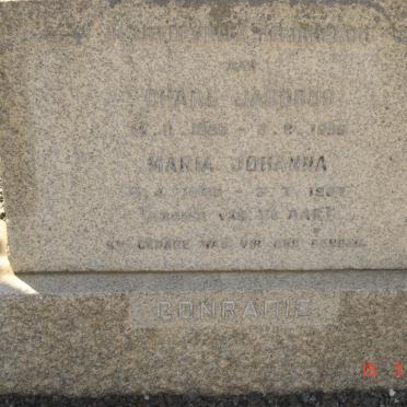CONRADIE Charl Jacobus 1883-1956 &amp; Maria Johanna 1885-1967