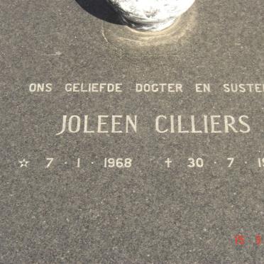 CILLIERS Joleen 1968-1988