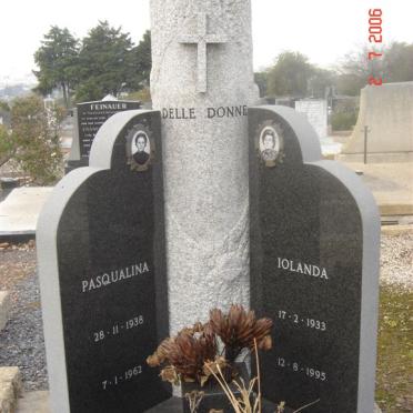 DELLE DONNE Pasqualina 1938-1962 :: DELLE DONNE Iolanda 1933-1995