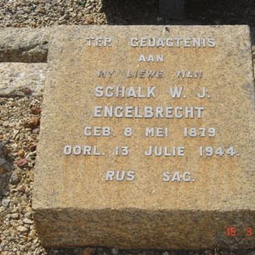 ENGELBRECHT Schalk W.J. 1879-1944