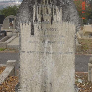 EKERMANS Anna Jacoba nee VOIGT 18?4-1922
