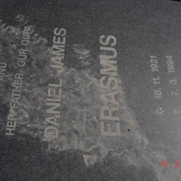 ERASMUS Daniel James 1921-1994 :: BRENZEL Loretta Gertruida 1957-1994