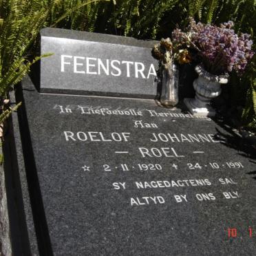 FEENSTRA Roelof Johannes 1920-1991