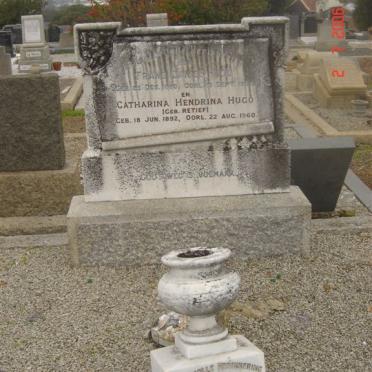 HUGO Frans Daniel 1890-19?? &amp; Catharina Hendrina RETIEF 1892-1960
