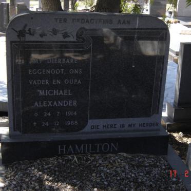 HAMILTON Michael Alexander 1914-1988