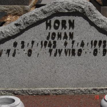 HORN Johan 1942-1992