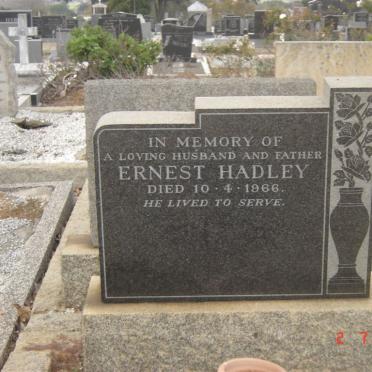 HADLEY Ernest -1966