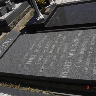 HORSFALL Ethel Martha nee SELLERS 1892-1990 :: McKENZIE Renee  nee HORSFALL 1923-1995