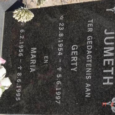 JUMETH Gerty 1954-1997 :: JUMETH Maria  1956-1995