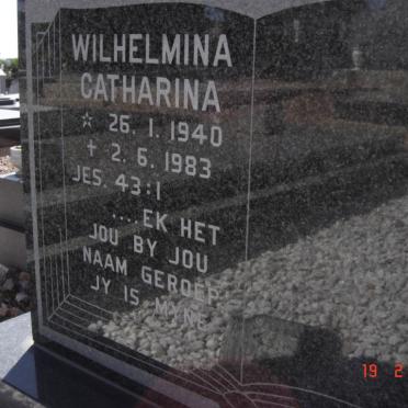 JOUBERT Wilhelmina Catharina 1940-1983