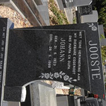 JOOSTE Johann 1923-1989