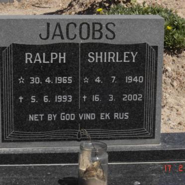 JACOBS Ralph 1965-1993 :: JACOBS Shirley 1940-2002